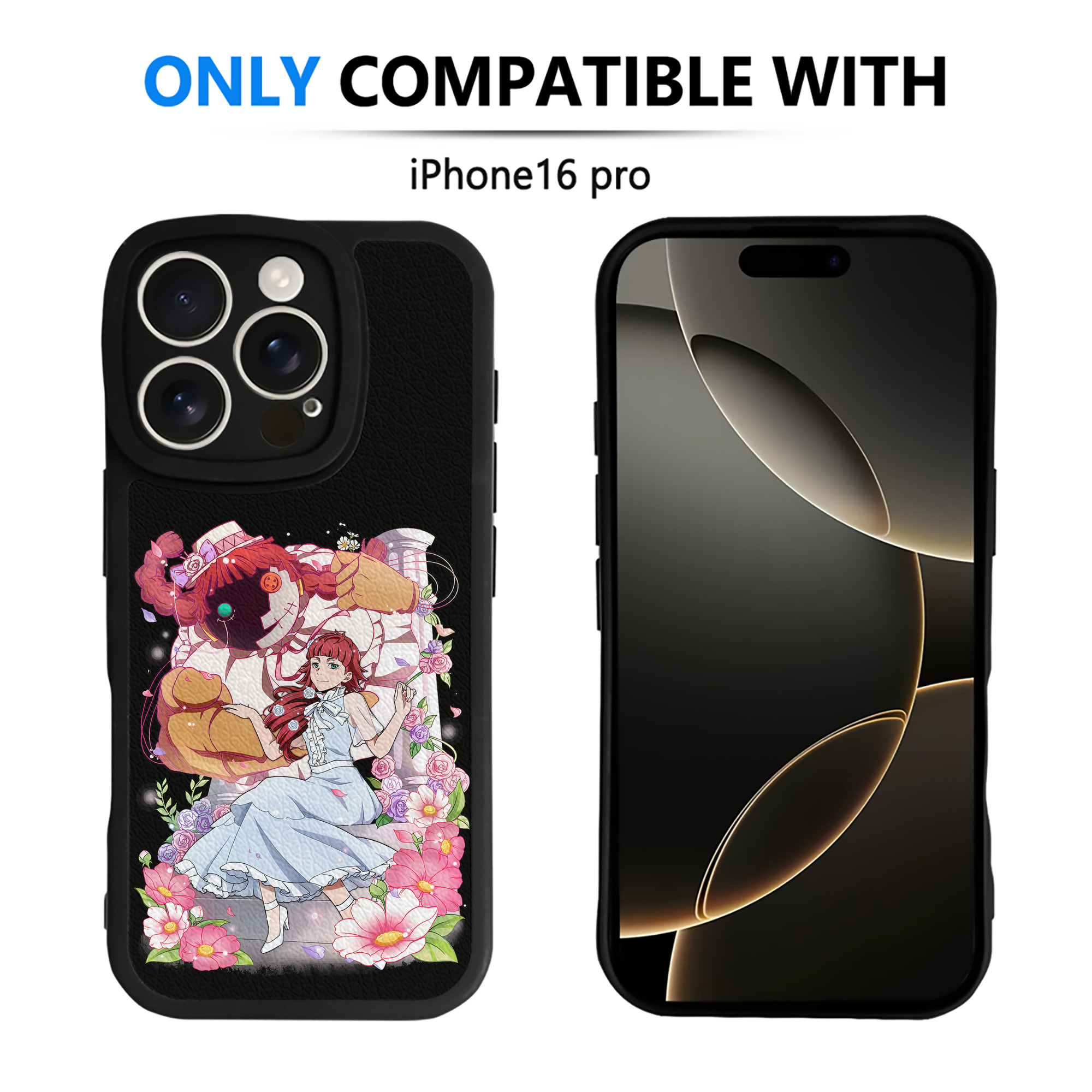 （画像用） 文豪ストレイドッグス Bungo Stray Dogs 【iPhone 16シリーズ対応】シリコンスマホケース（レザー調） 材質：シリコン